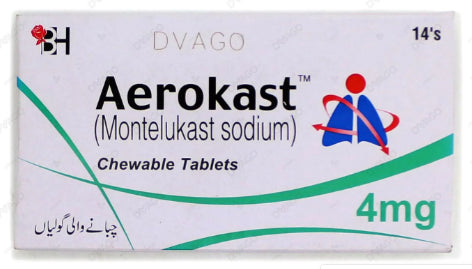 Aerokast Tablets 4mg 2X7's